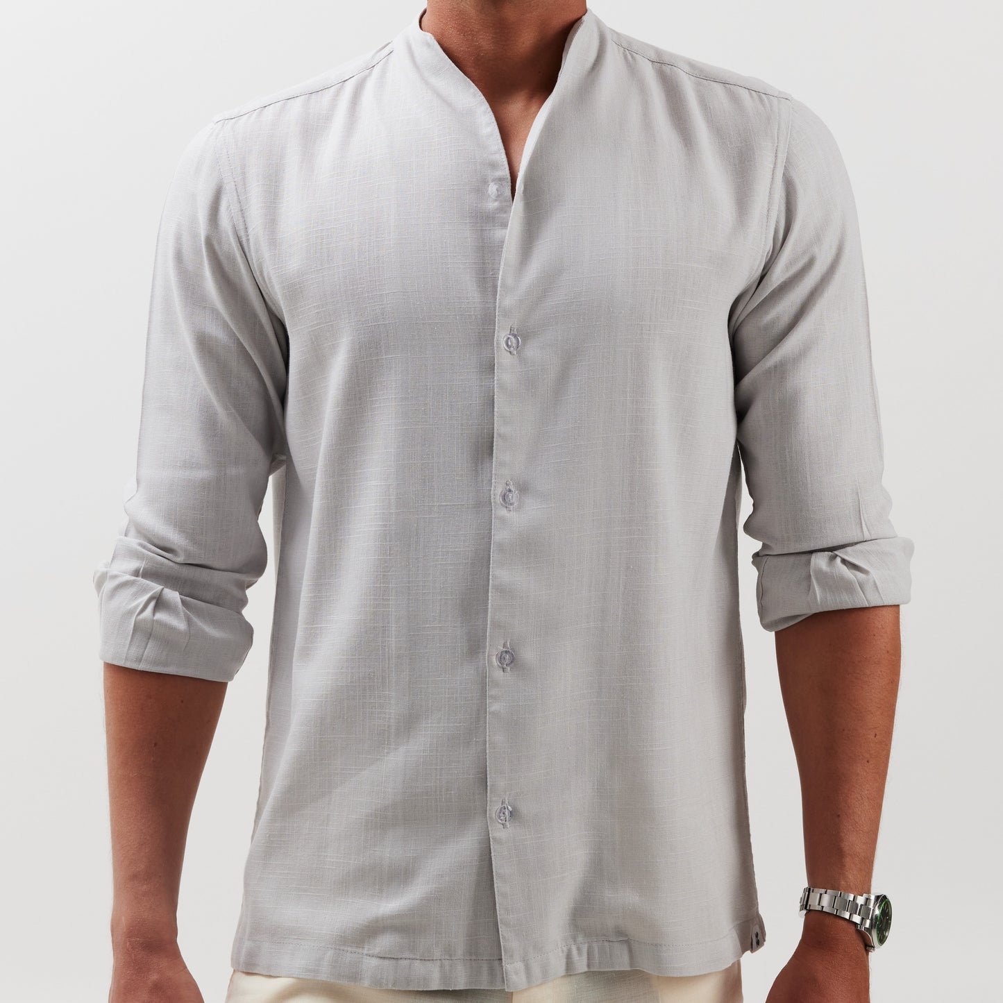 Light Grey Linen Shirt