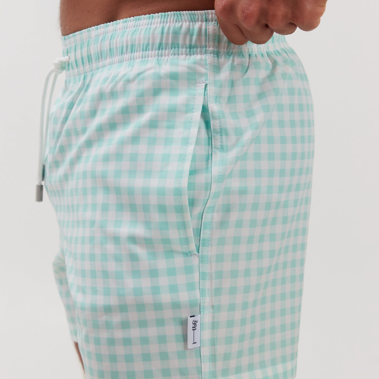 Checkered Swim Short